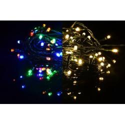 Vánoční světelný řetěz 9,9 m, 100 LED, 9 blikajících funkcí